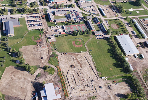 Construction of the Community Learning Campus