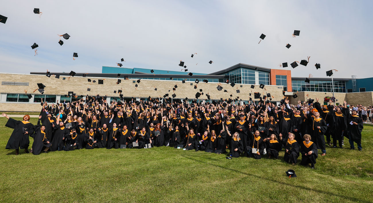 Convocation Cap Toss