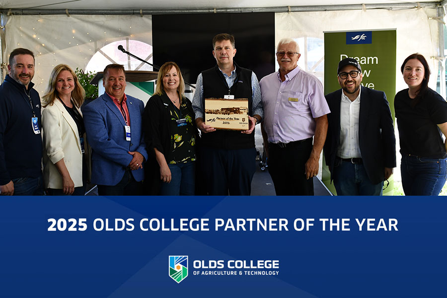 Olds College Recognizes Farm Credit Canada as 2025 Partner of the Year