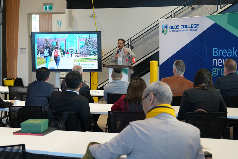 Olds College Welcomes International Delegation  for Strategic Networking and Showcase Event