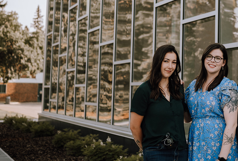 Celia and Mackenzie, SAOC Representatives