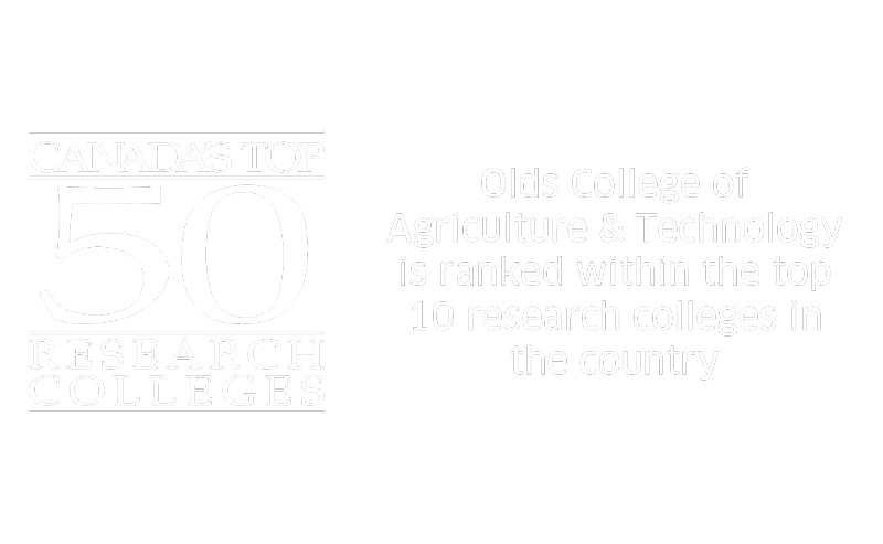 Olds College of Agriculture & Technology is ranked within the top 10 research colleges in the country